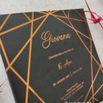 Convite 15 anos preto